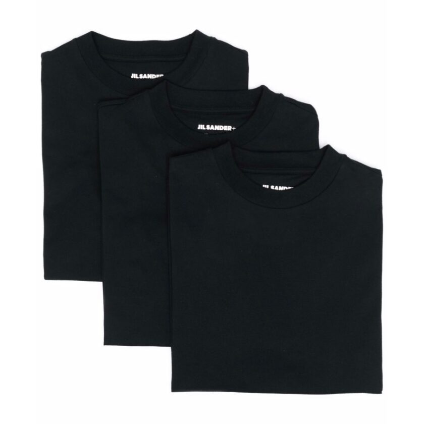 【JIL SANDER】＊お問い合わせ商品　ロゴTシャツ　３枚セット　ブラック
